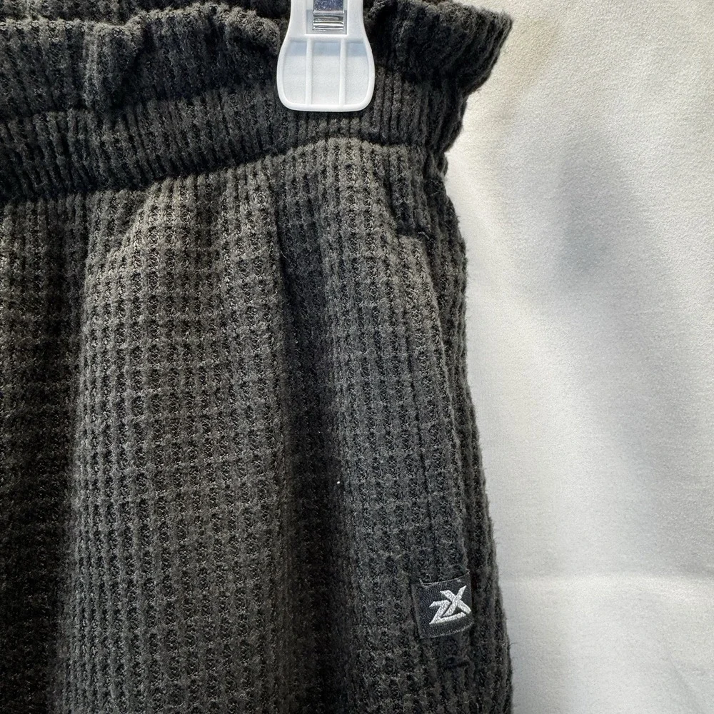 Zero Exposure Girls‎ Black Waffleknit 2 Piece Long Sleeve Set 5/6